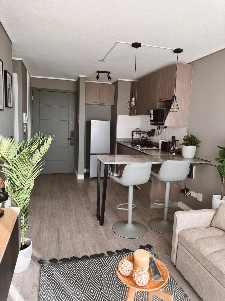 Tu espacio ideal en La Cisterna Apartment in Santiago