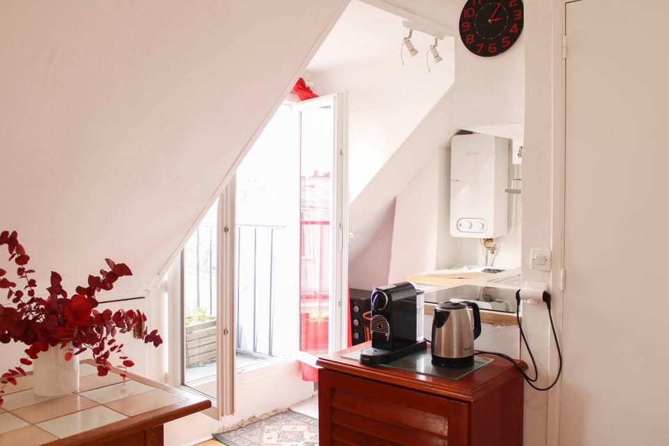Apartment with balcony under the roofs of Paris Apartment in Paris