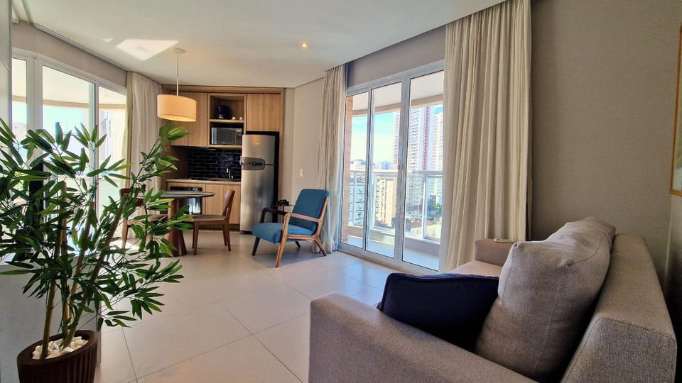 Book Santos Unique 1001 Conforto com 2 varandas Apartment in Santos