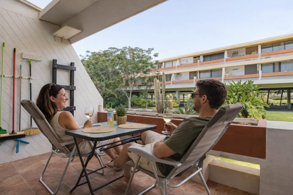 Property building, Day, People, View (from property/room), Balcony/Terrace, Guests, group of guests