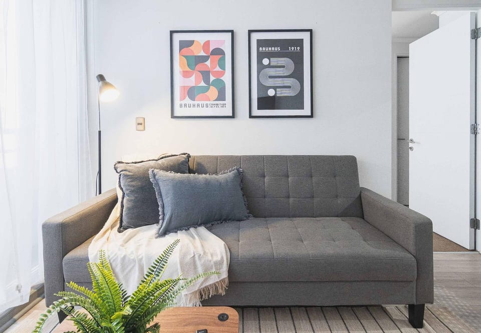 HOM I A Pasos Metro Santa Isabel I WiFi I Terraza Apartment in Providencia
