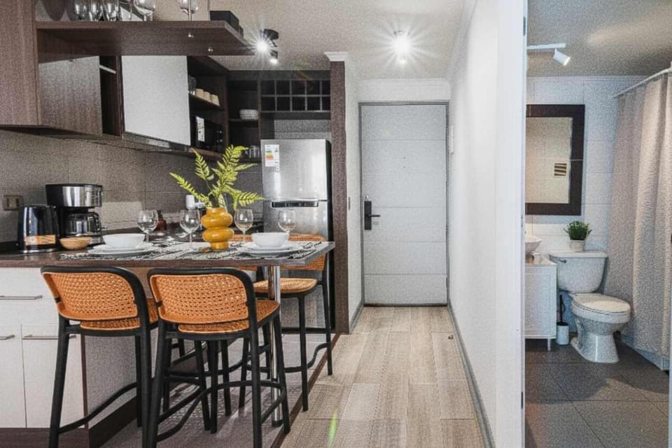 HOM I A Pasos Metro Santa Isabel I WiFi I Terraza Apartment in Providencia