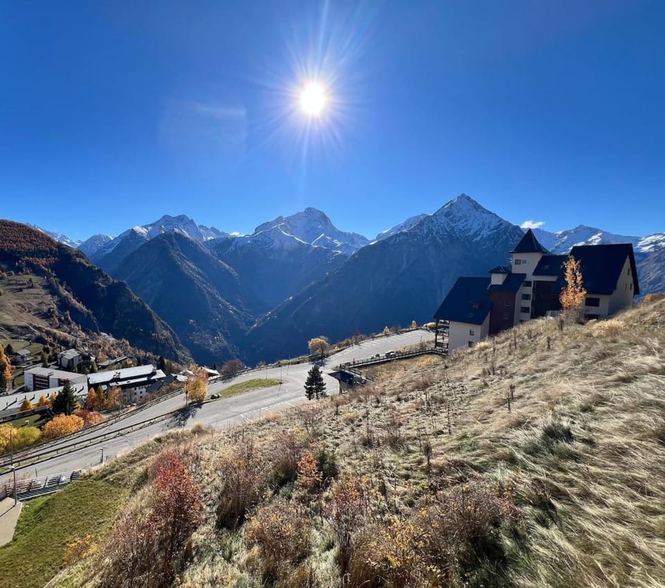 Spring, Day, Natural landscape, Mountain view