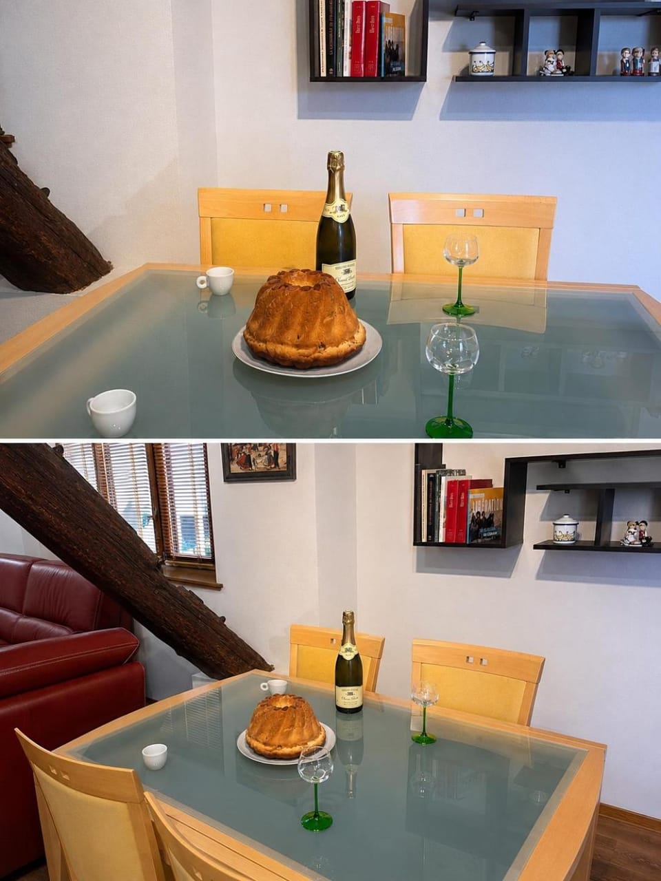 Duplex rénové avec terrasse privative à 10 mm de Colmar et Eguisheim, à 2 mm du grand axe autoroutier Strasbourg Mulhouse Apartment in Grand Est