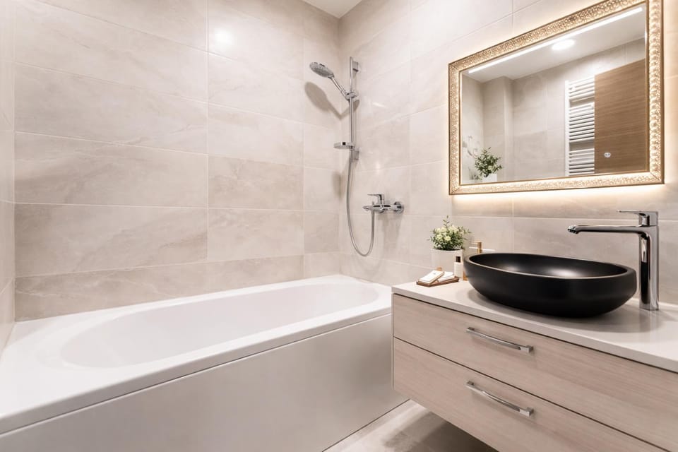 Shower, Bathroom, Bath, towels
