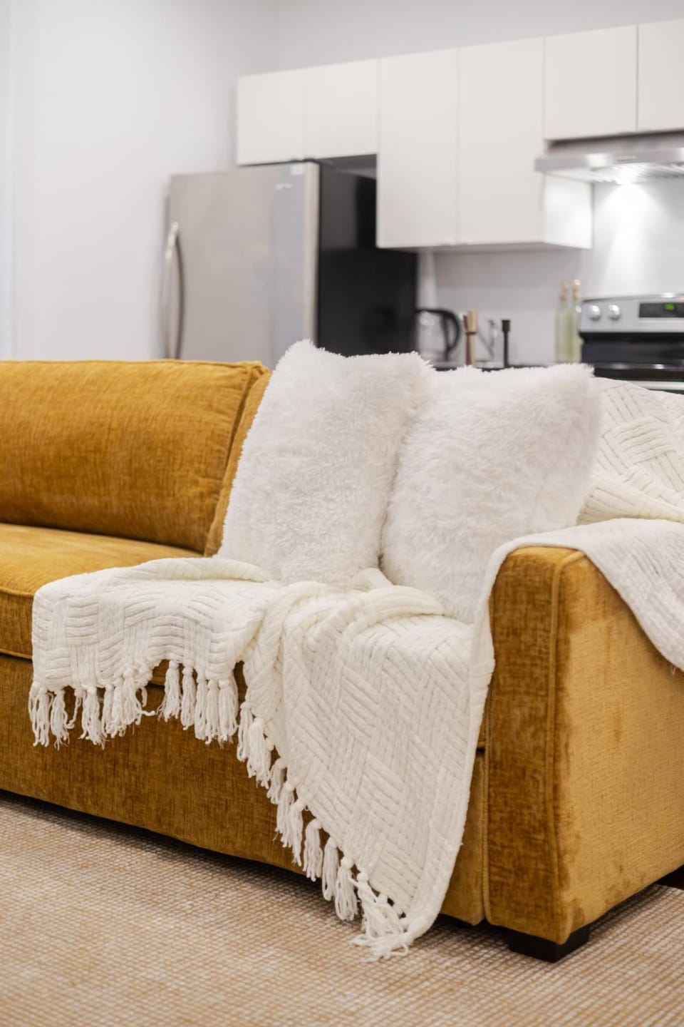 Kitchen or kitchenette, Living room, Photo of the whole room, Seating area