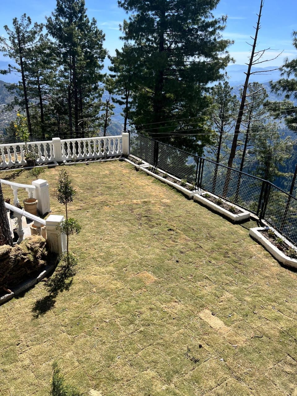 Natural landscape, Garden, Mountain view