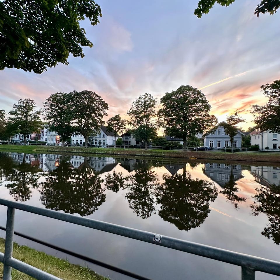 Nearby landmark, Day, Natural landscape, River view, Sunset