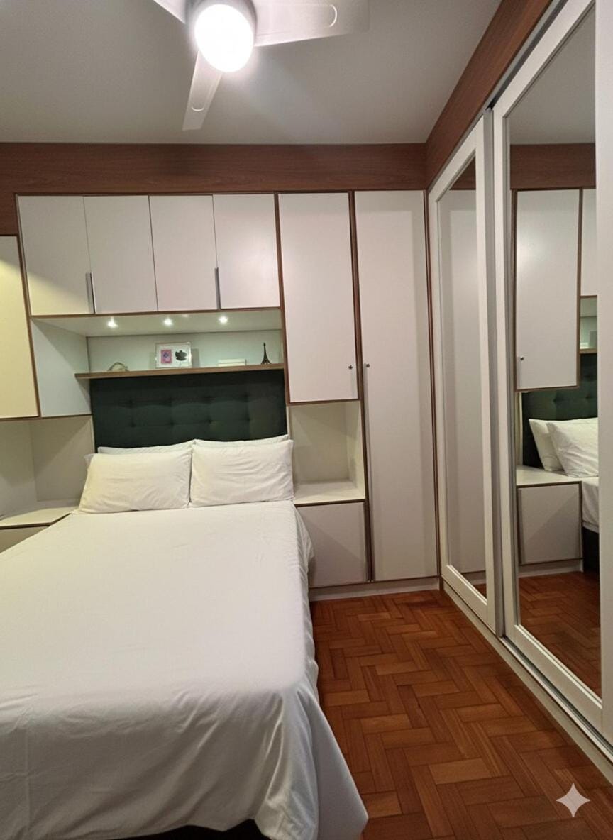 Bed, Photo of the whole room, Bedroom, wardrobe