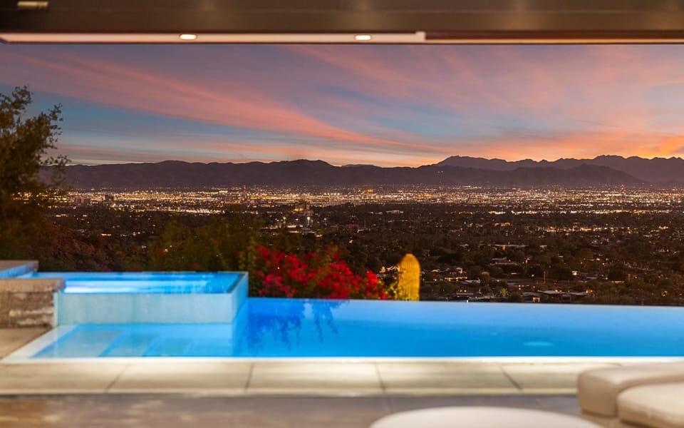 City view, Mountain view, Pool view, Swimming pool, Sunrise, Sunset