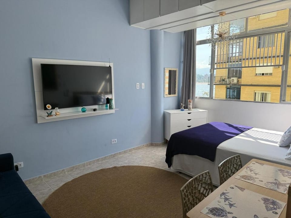 Apartamento com vista para o mar e pé na areia de verdade Apartment in Santos