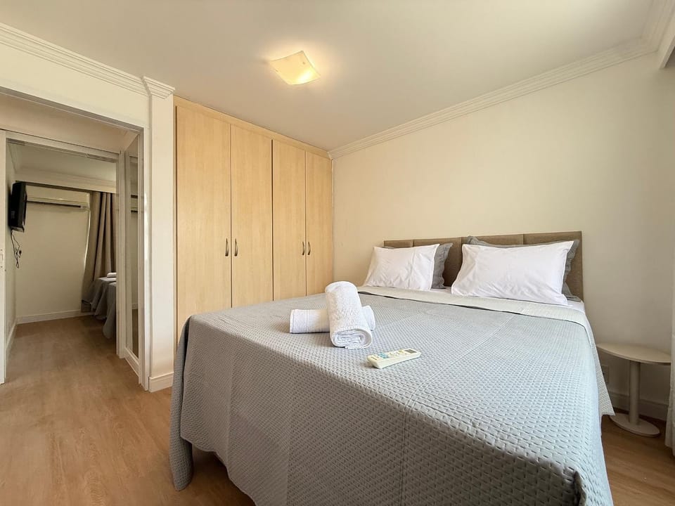 Bed, Photo of the whole room, Bedroom, towels, wardrobe