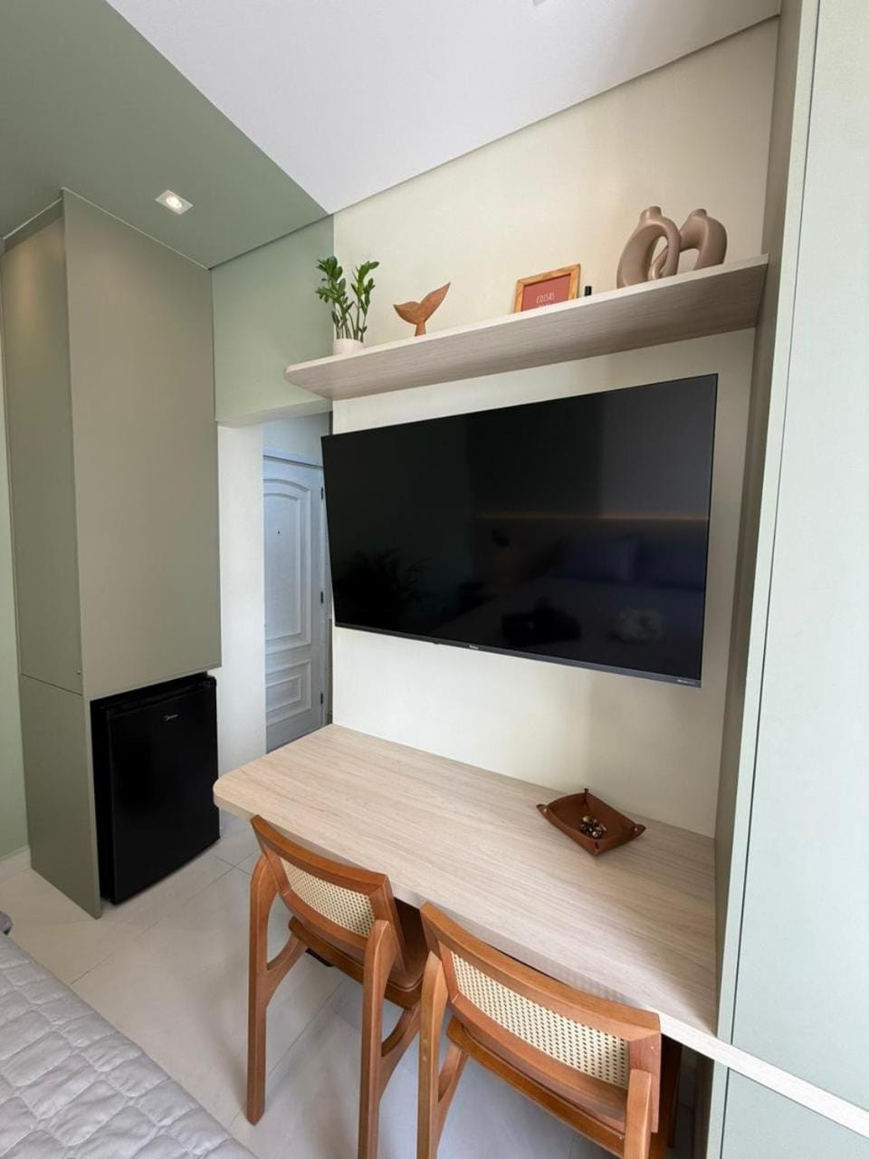 Vista Mar Pé na Areia Studio novo e elegante Apartment in Santos