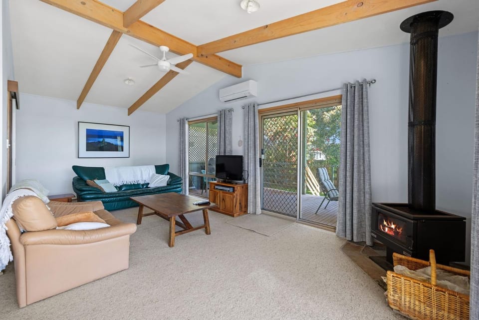 Living room, fireplace