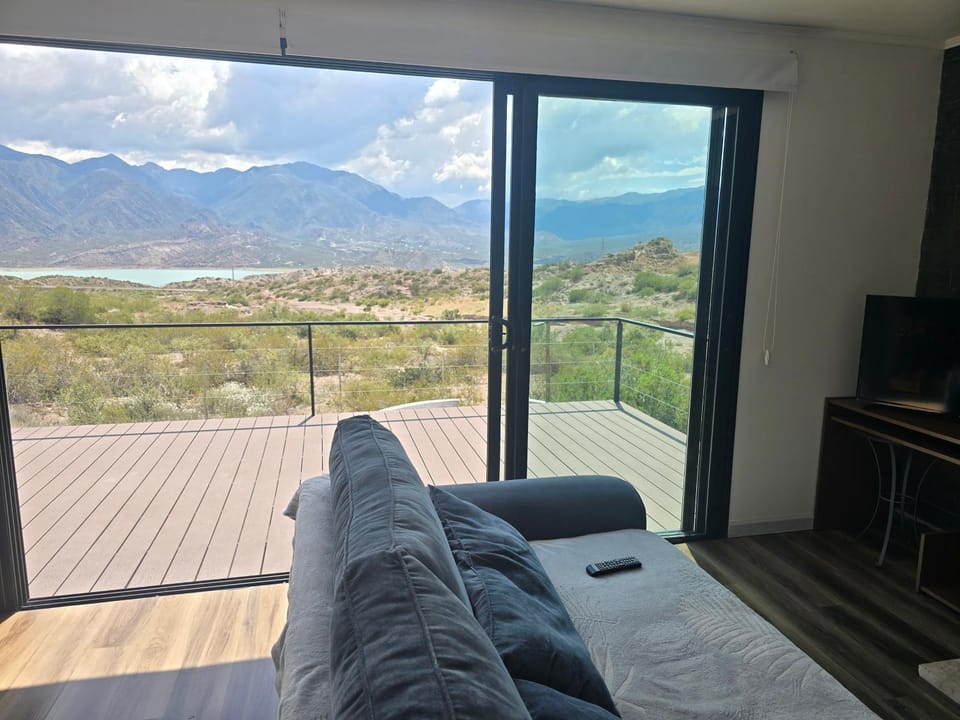 View (from property/room), Living room, Mountain view