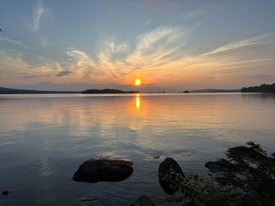 Waterfront home on Moosehead Lake House in Beaver Cove