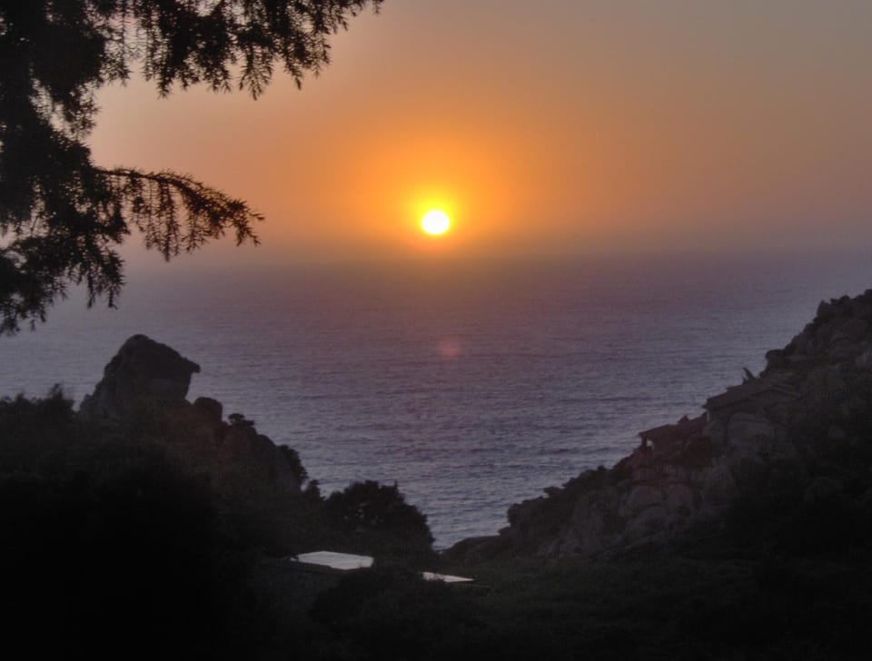 On site, Sunset