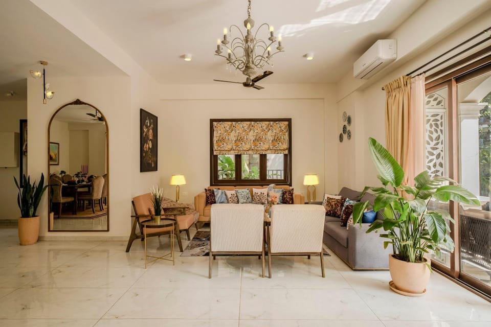 Villa Linda 4bhk villa with private pool, lift, clubhouse and more Villa in Baga