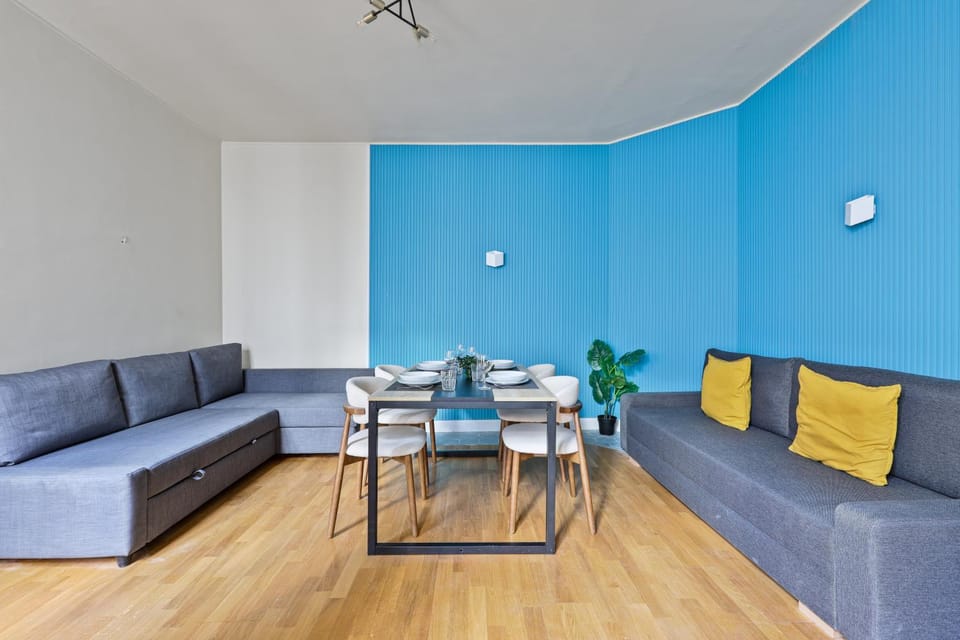 Living room, Seating area, Dining area
