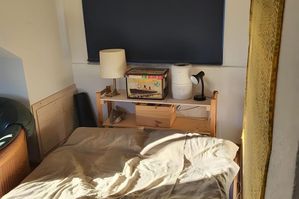 Property building, Living room, Bedroom