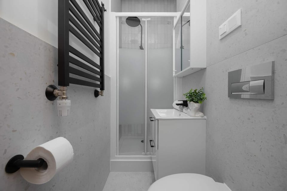 Shower, Toilet, Bathroom, towels
