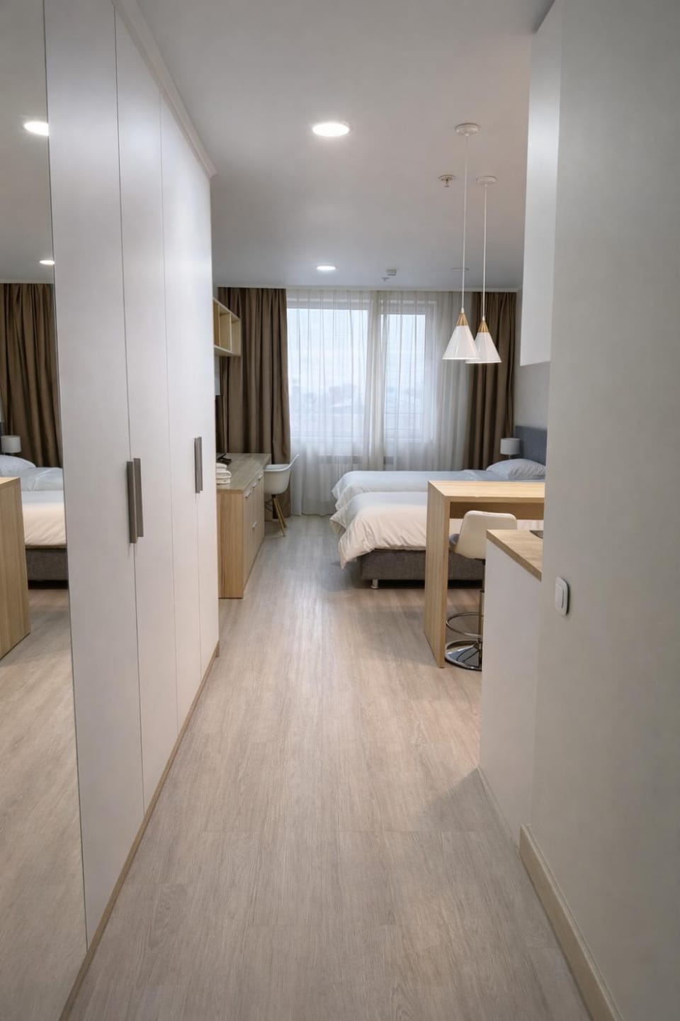 Bed, Photo of the whole room, Bedroom, wardrobe