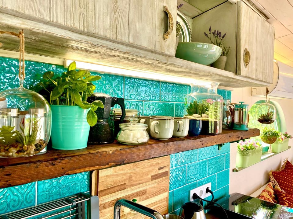 Tiny bohemian lodge at lake Balaton House in Hungary