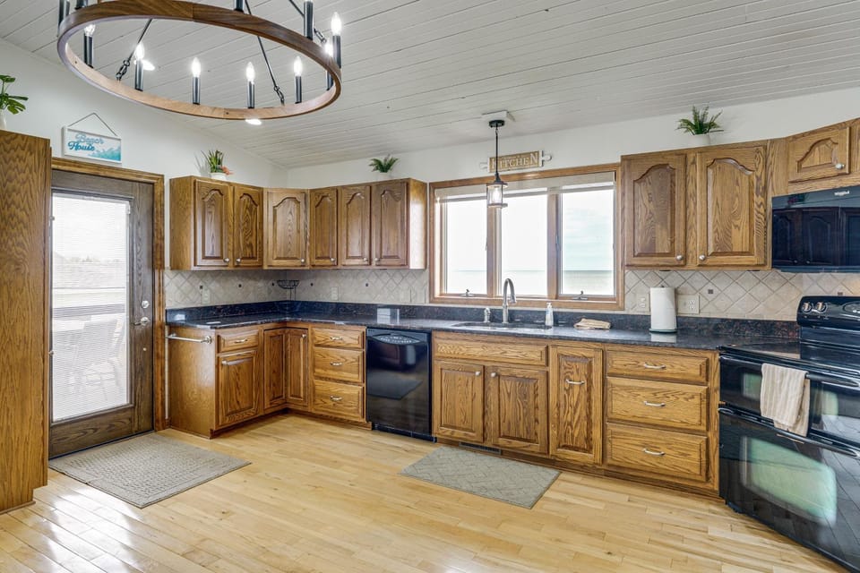 Waterfront Lake Huron Getaway w/ Private Beach House in Michigan