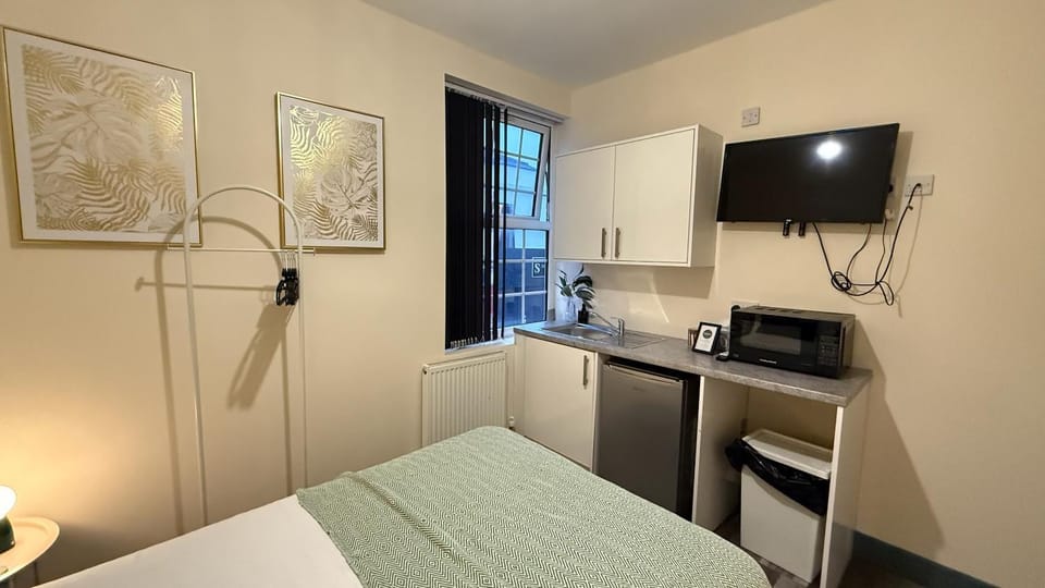 TV and multimedia, Kitchen or kitchenette, Photo of the whole room, Bedroom, oven