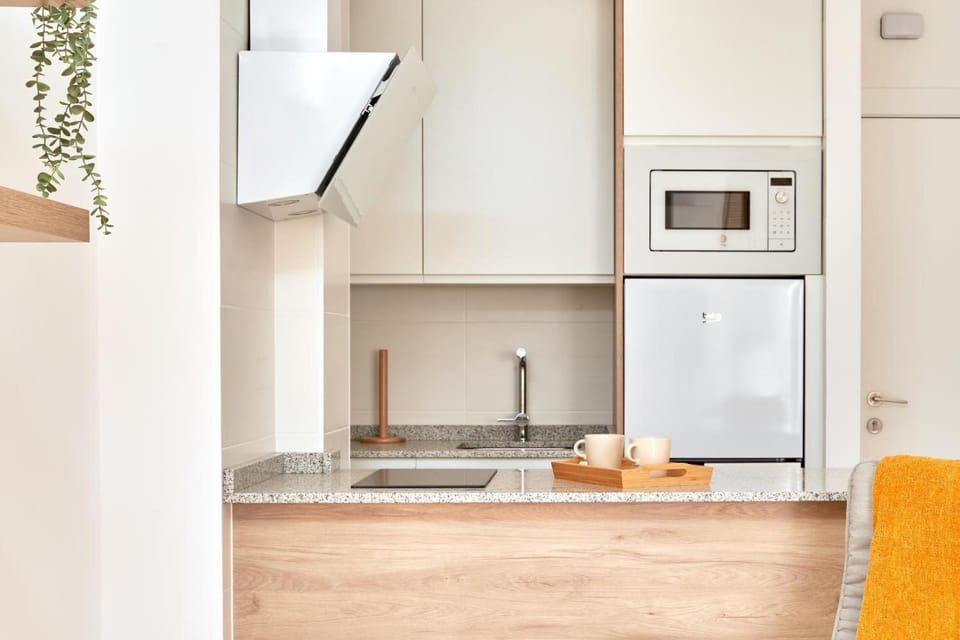 Kitchen or kitchenette, Living room