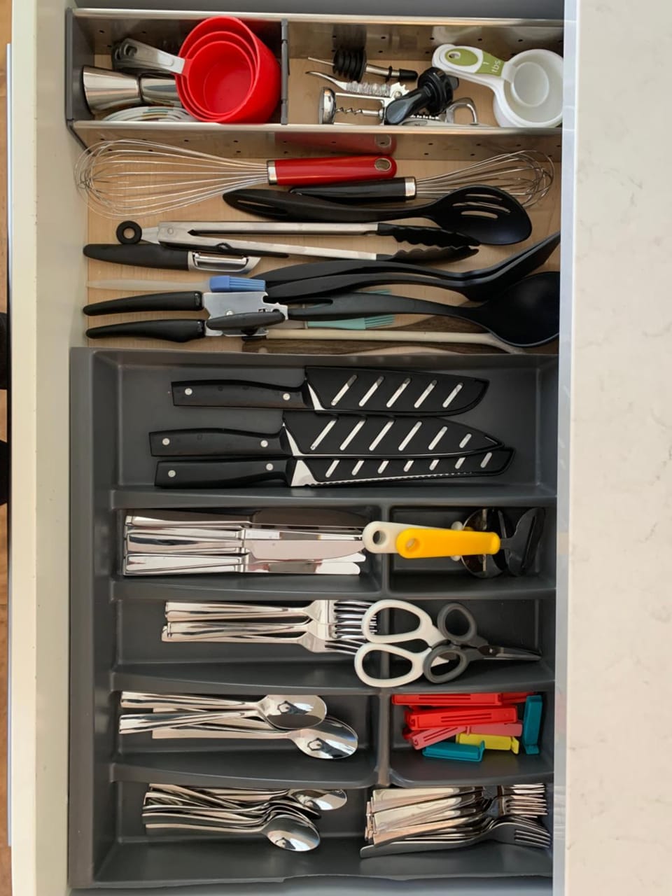 Kitchen or kitchenette, dishwasher, flat iron, hair dryier, microwave, dryer