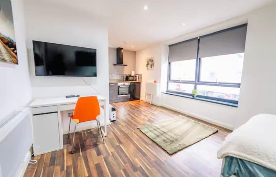 CentralHub1 1BD Studio- Contractor & Travelers Apartment in Cardiff