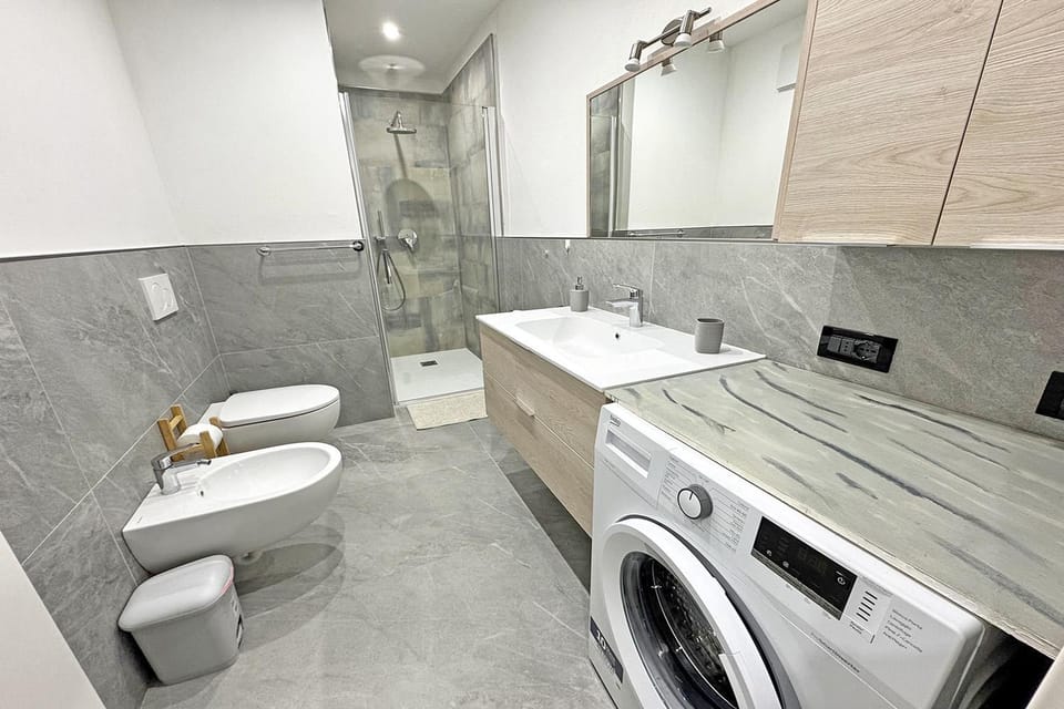 Shower, Toilet, Bathroom, washing machine