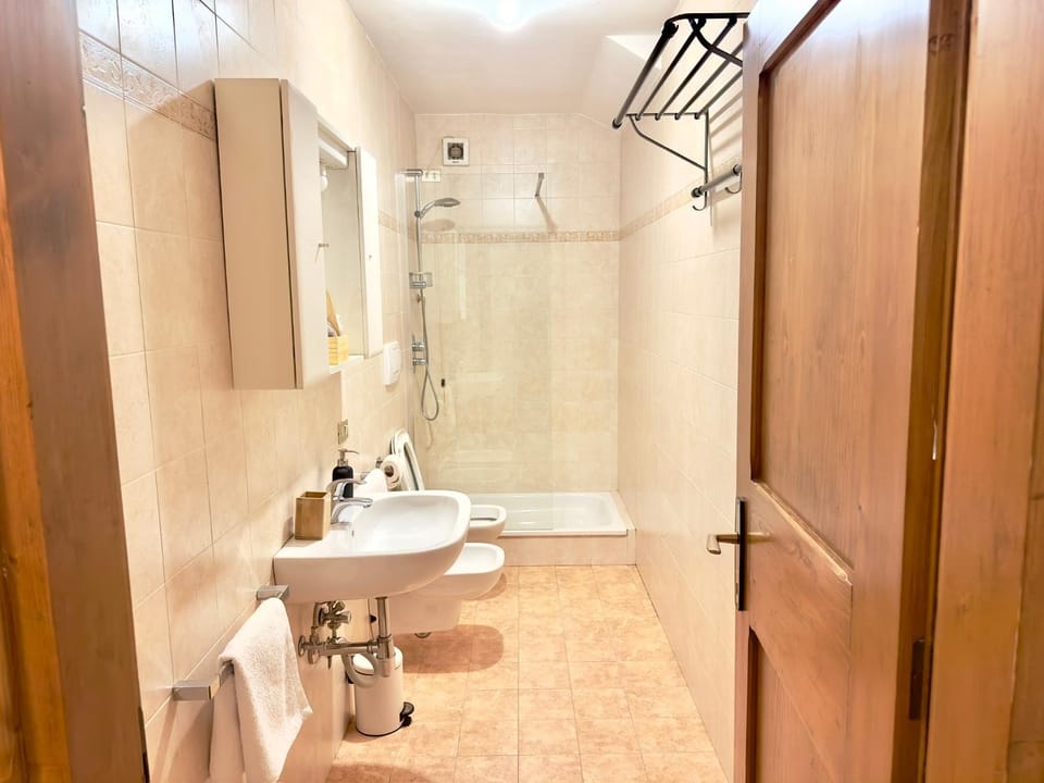 Shower, Toilet, Bathroom, bidet, towels