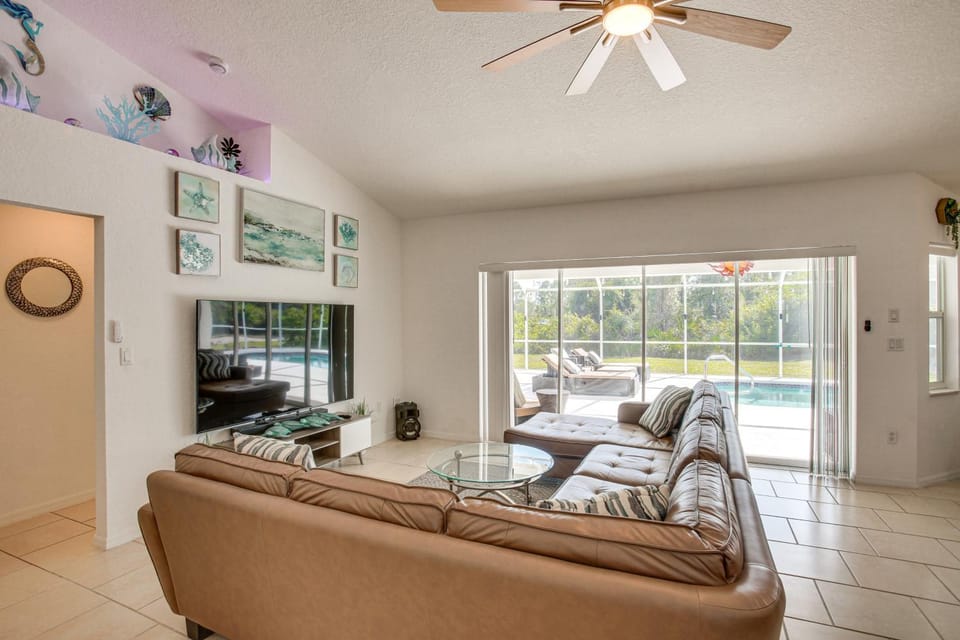 Heated Saltwater Pool! Family Port Charlotte Home House in Gulf Cove