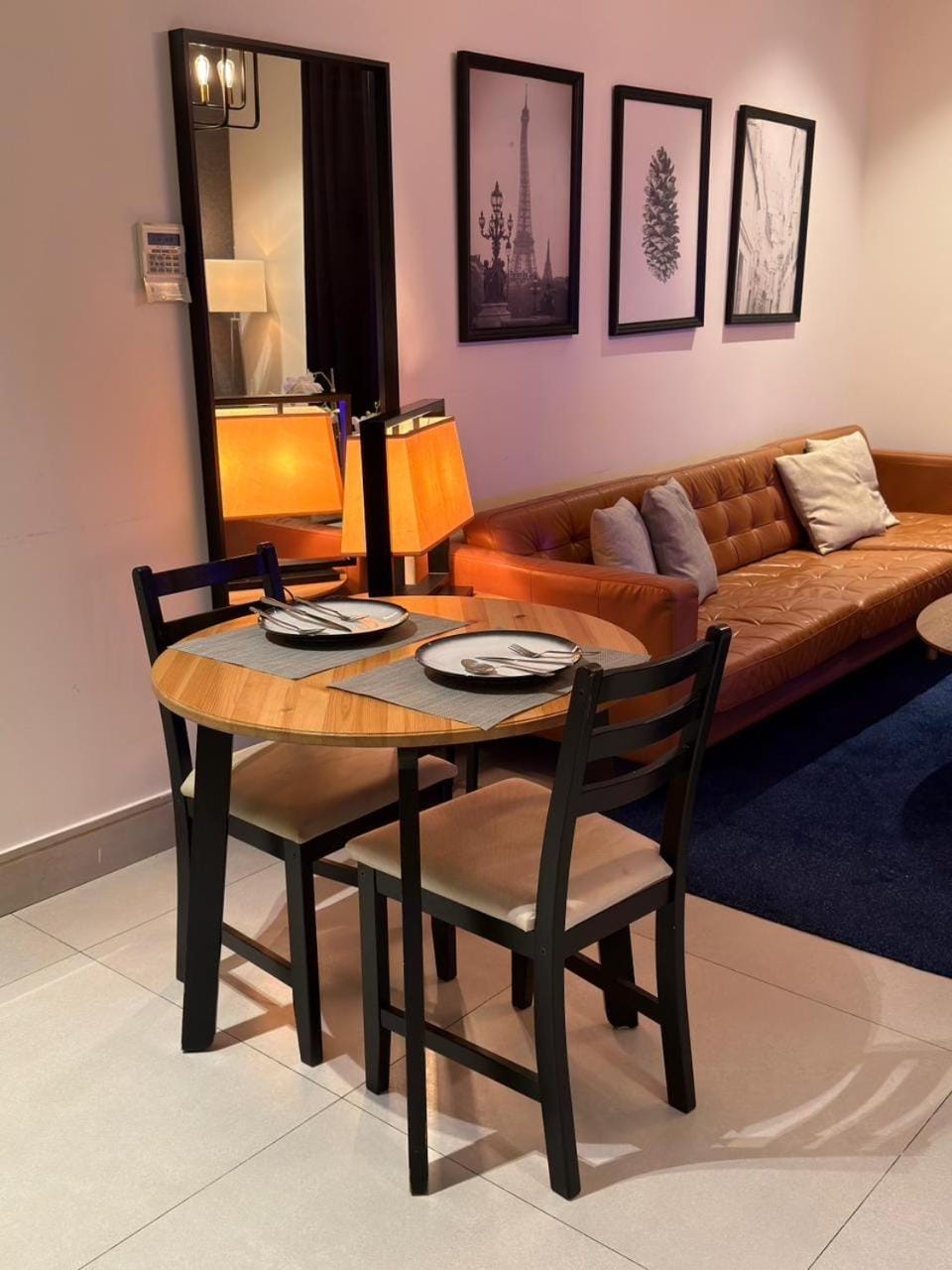 Kitchen or kitchenette, Living room, Dining area