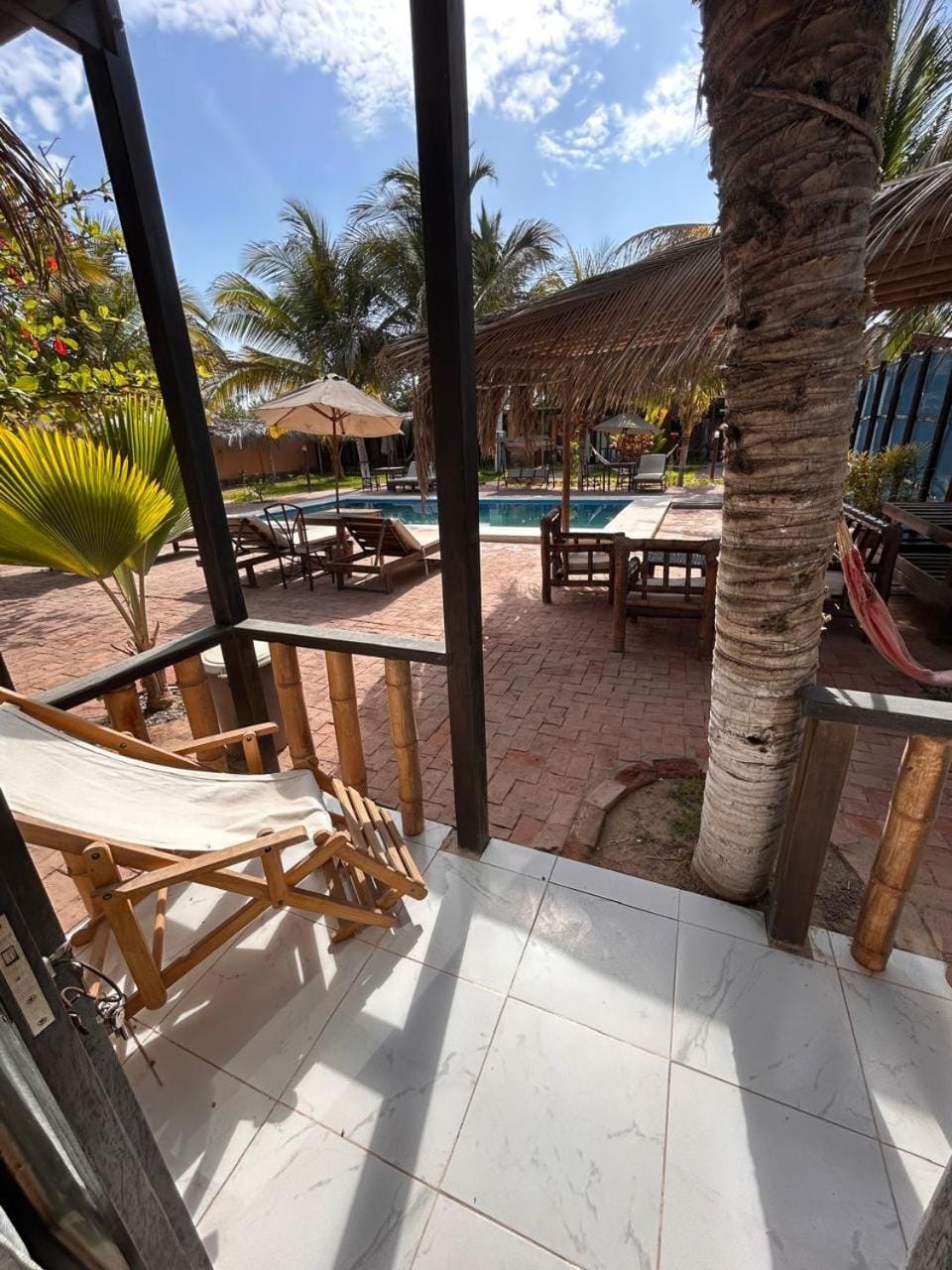 Patio, Day, Balcony/Terrace, Lobby or reception, Pool view, Swimming pool, sunbed
