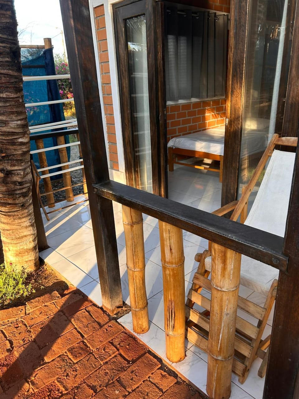 Facade/entrance, Bed, View (from property/room), Balcony/Terrace, Lobby or reception, dryer