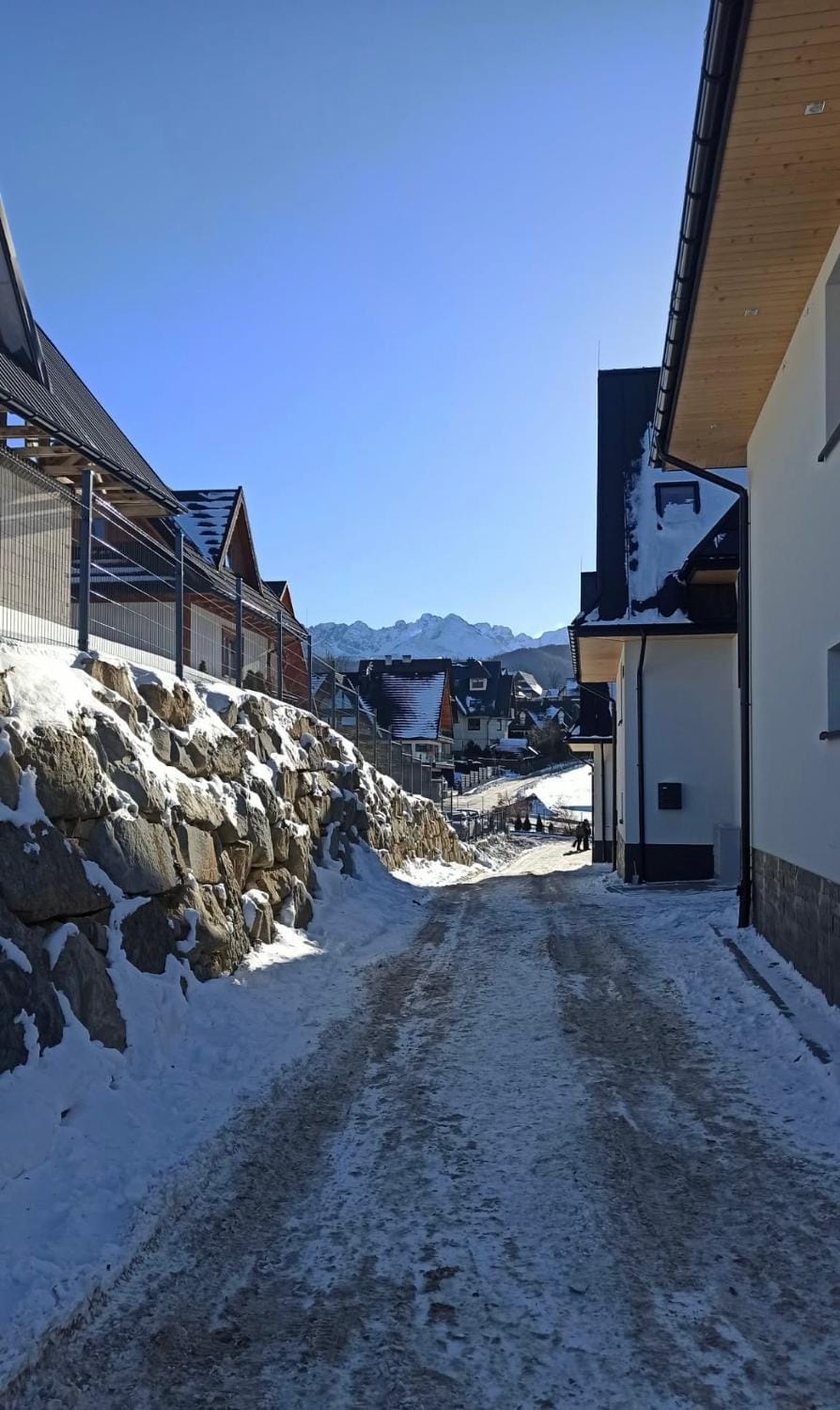 Property building, Day, Natural landscape, Winter, Mountain view
