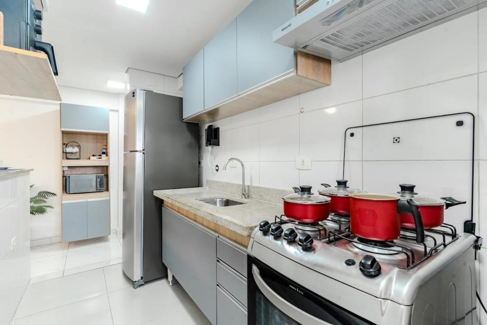 Luz, Brisa e Conforto no 18º Andar 1 Vaga 6 pessoas em Santos Apartment in Santos