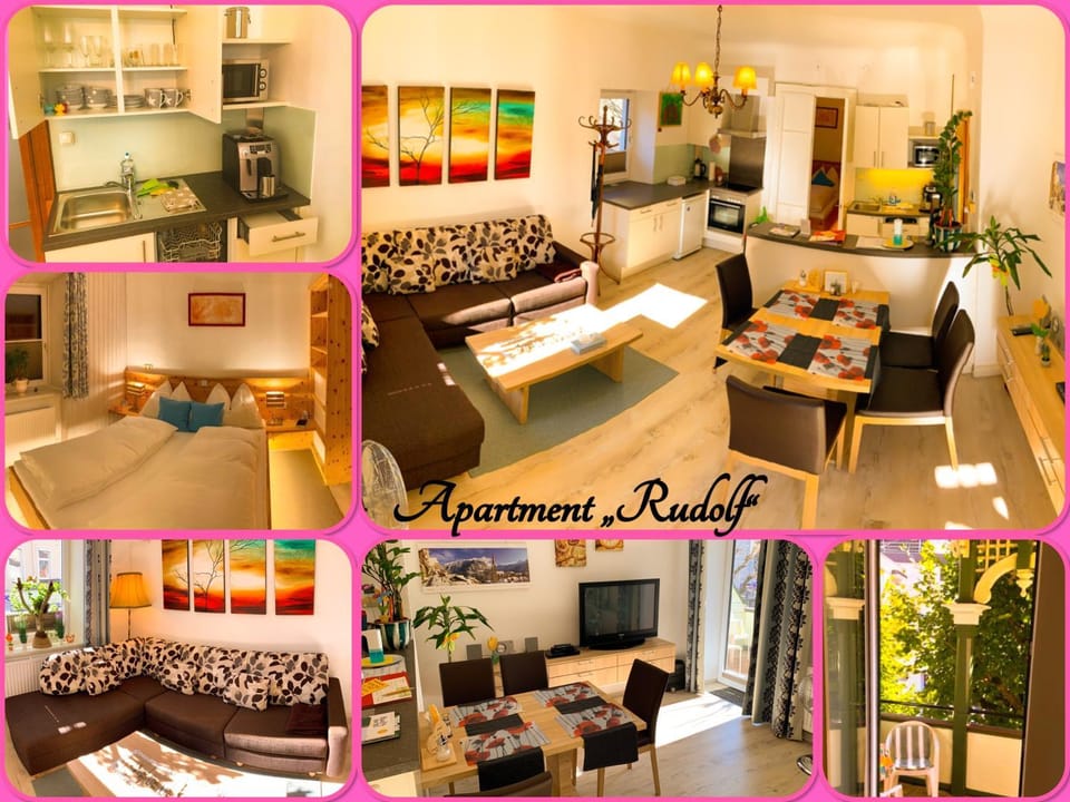 Bed, Bathroom, TV and multimedia, Coffee/tea facilities, Balcony/Terrace, Kitchen or kitchenette, Living room, Dining area, Bedroom, City view, kitchen