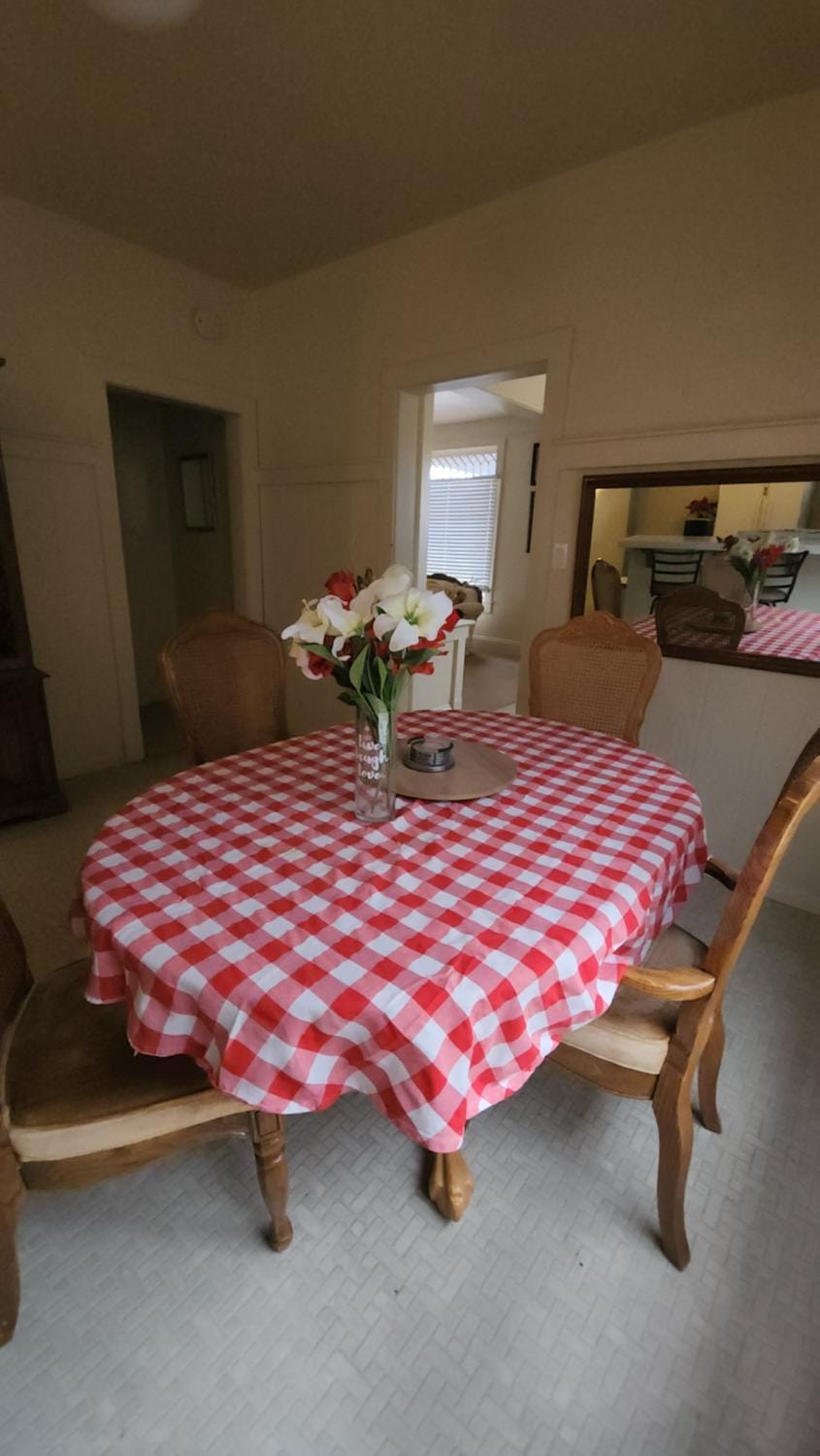 Dining area