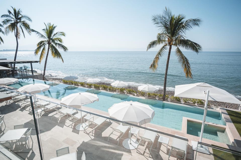 Pool view, Sea view, Swimming pool