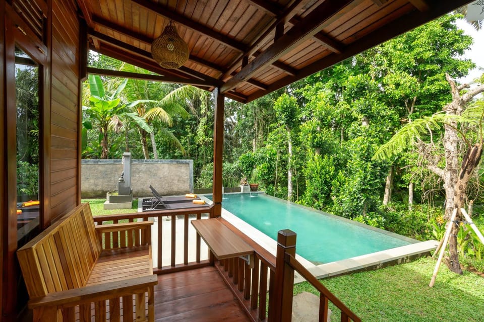 Patio, Garden, Garden view, Pool view, Swimming pool, sunbed