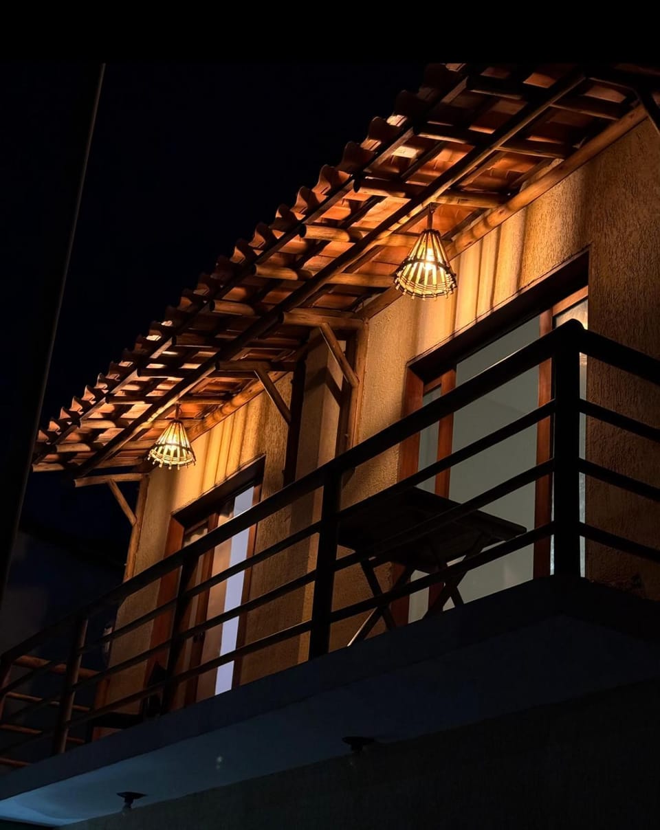 Night, View (from property/room), Balcony/Terrace