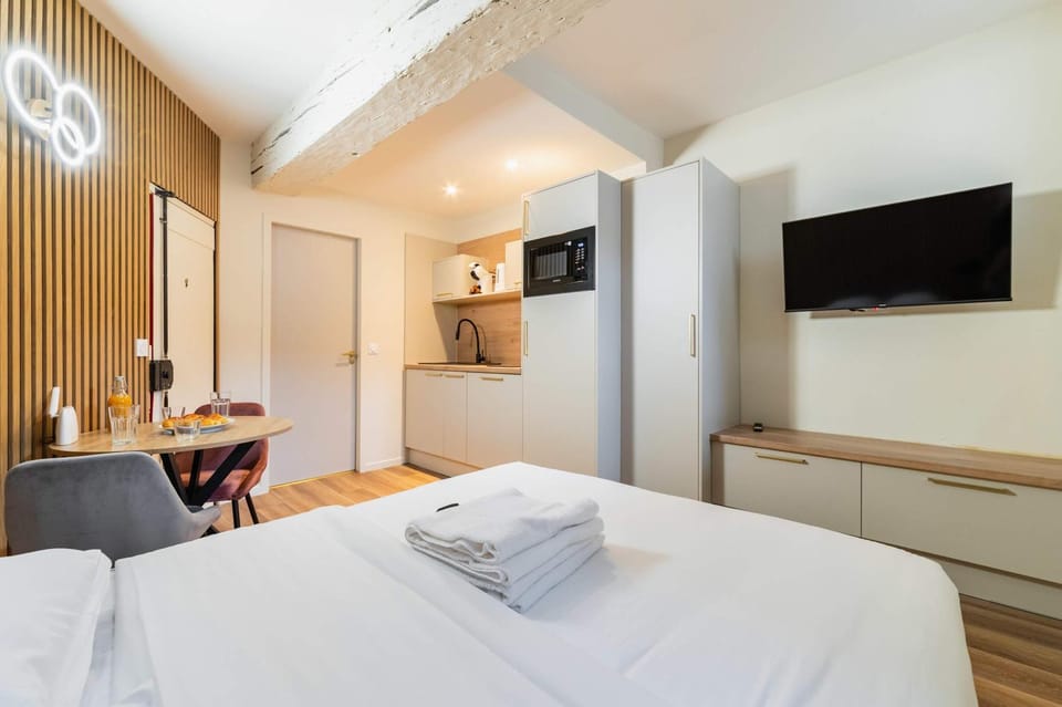 Studio charmant ile saint louis Paris 4 - 2P Apartment in Paris