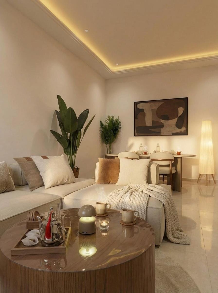 Living room, Photo of the whole room