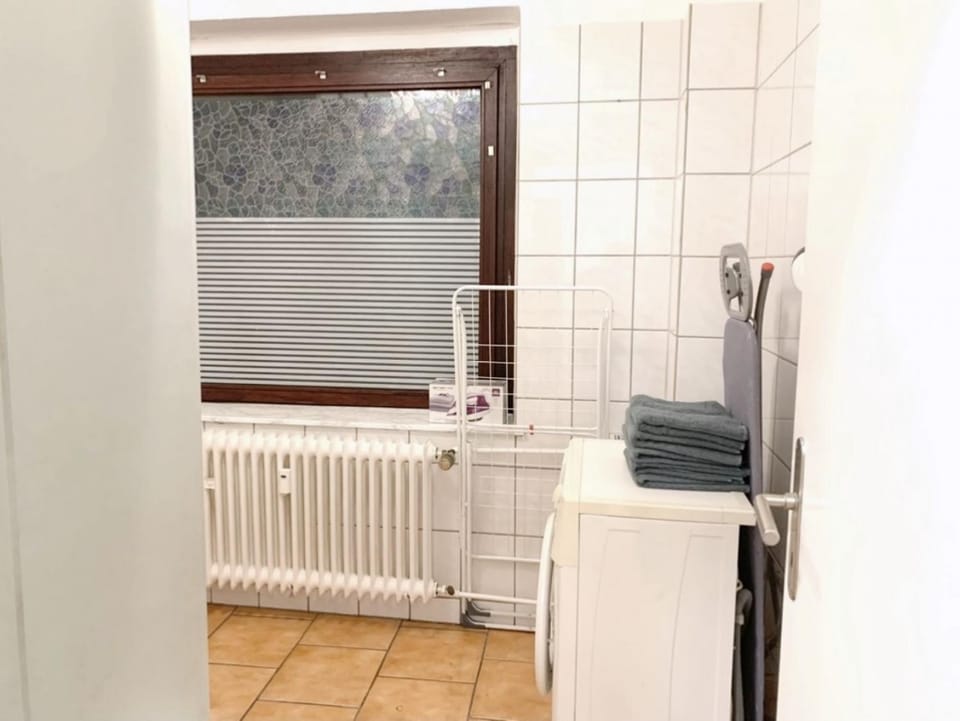 Bathroom, heating, washing machine
