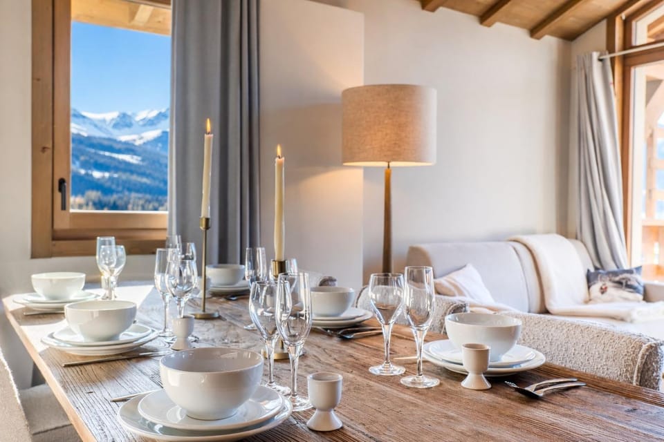 Discreet Alpine Luxury Suite Art of Living in Megève Apartment in Megève