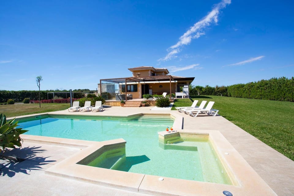 Property building, Living room, Swimming pool